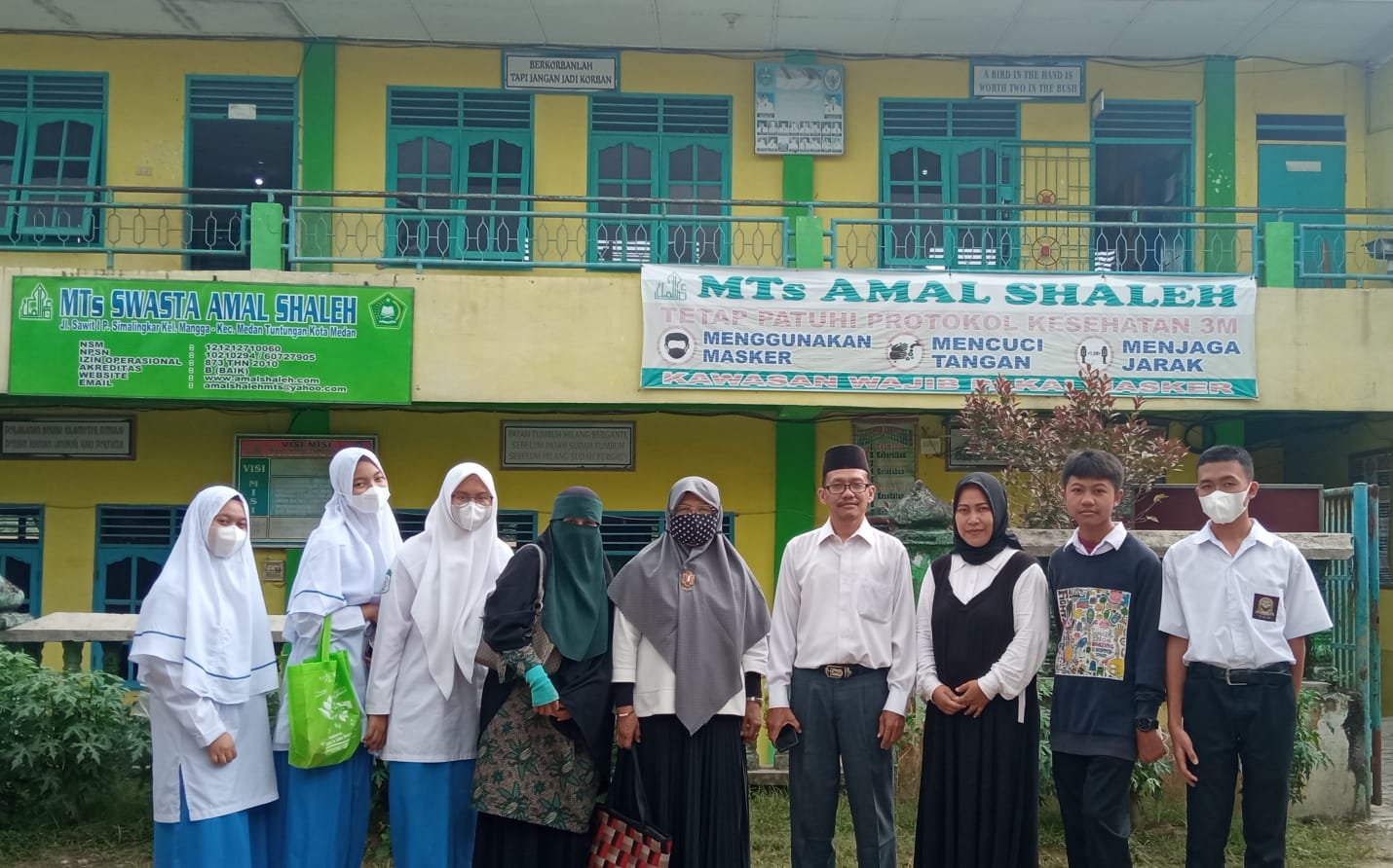 SMK Al Razi Sosialisasi ke MTs Amal Shaleh Simalingkar